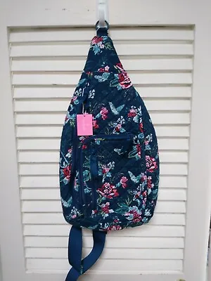 Vera Bradley Sling Backpack In Rose Toile  • $65