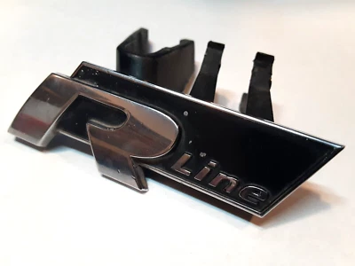 $17 • Buy Genuine Vw Cc 12-16 Chrome Front Grill R-line Badge Emblem