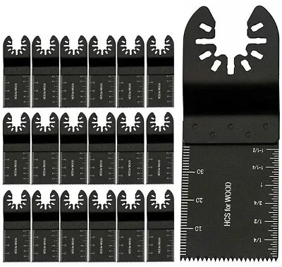 20 X Oscillating Multi Tool Saw Blades Set Carbide Blade Metal Wood Metal Cutter • £9.49