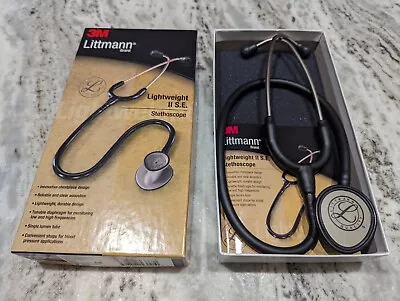 Littmann L2450 Lightweight II S.E. Stethoscope - Black • $9.99