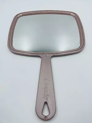 Vintage Goody Vanity Hand Held Pink Scales Hard Plastic 11x7.5” • $14