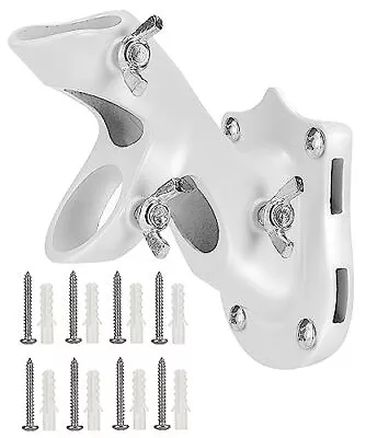 Aluminum Flag Pole Holder Heavy Duty Mounting Bracket For House • $10.41