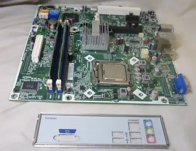 608883-001 HP H-IG41-uATX LGA775 Motherboard With I/O Plate CPU & 2GB RAM • £16.99