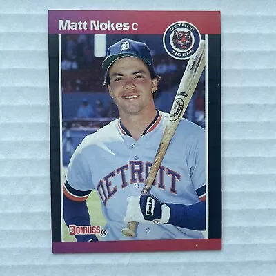 1989 Donruss Baseball Matt Nokes #116 Tigers • $1.99