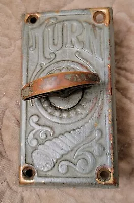 Vintage Door Bell Thumb Turn • $45