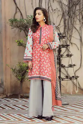 Lakhany 3 Piece Unstitched Komal Printed Lawn Suit - KP-2031-A • £25.99