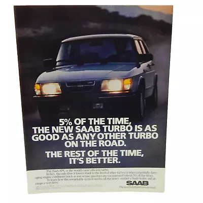 Saab 1982 Advertising • $9