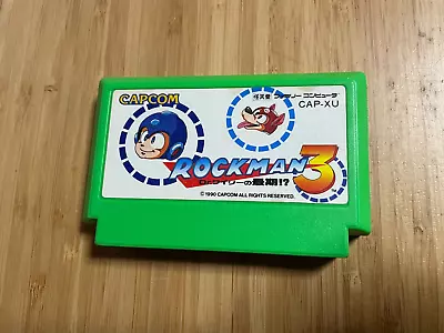 Rockman 3 Nintendo Famicom NES Capcom 1990 Mega Man Japanese Version • $18