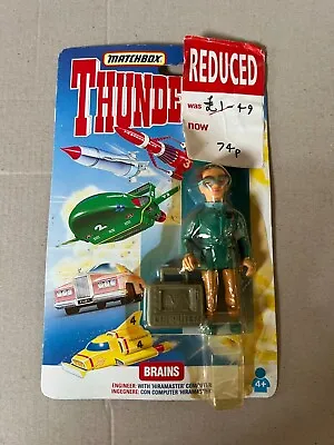 Matchbox 1992 Thunderbirds Brains Action Figure - Vintage & Sealed • £12.95