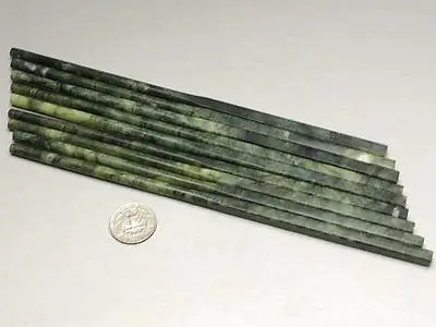 $32.89 • Buy 4Pairs Handmade Natural Green Jade Chopsticks