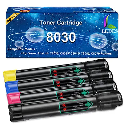 Xerox AltaLink C8030 Toner Cartridge Set Yellow Magenta Cyan Black • $129