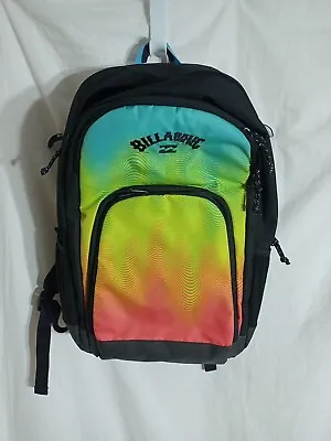 Billabong Backpack School Bag Multicolor As New Free Postage • $49.95