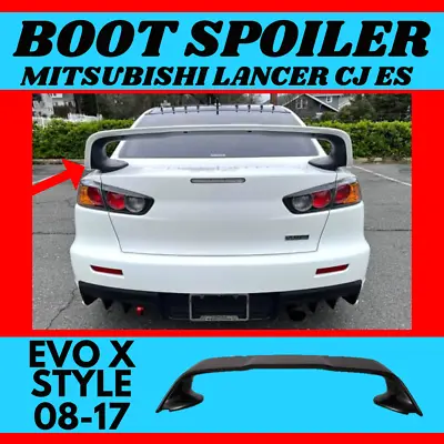 Rear Boot Wing FOR Mitsubishi Lancer CJ ES VRX Trunk Spoiler EVO X Style (08-17) • $249