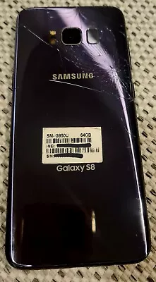 Samsung Galaxy S8 - 64GB - Orchid Grey Smartphone • $89