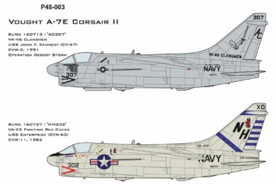 $12 • Buy Oop, Cam Pro Decal, P48-003, 1/48 Scale, A-7e Corsair Ii, Va-46, Va-22