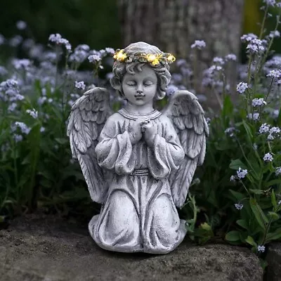 25cm Solar LED Angel Pet Memorial Light Waterproof Garden Outdoor Decoration • £19.99