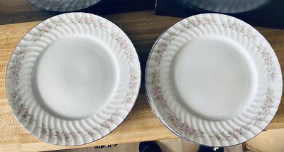 $40 • Buy Teahouse Rose  The Dansico Collection  Fine China Dinner Plate Set Of 8 Vintage