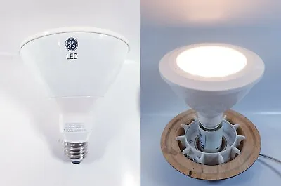 GE LED Light Bulb 18 Watt - 120 Volt - PAR38 - Medium Screw (E26) Base Dimmable • £17.32