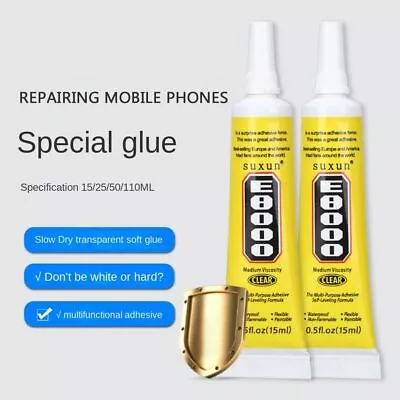 E8000 Phone Repair Glue Multi-purpose Mobile Screen Adhesive  Jewellery Repair • £8