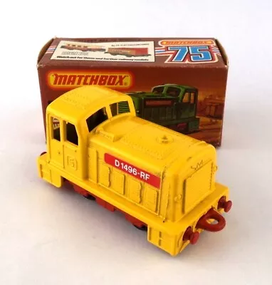 Vintage Matchbox 1978 Lesney #24 Yellow Shunter Diesel Train • $20