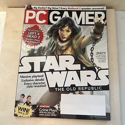 PC GAMER Vintage January 2010 Video Game Computer Magazine Cool Ads Photos • $9.99