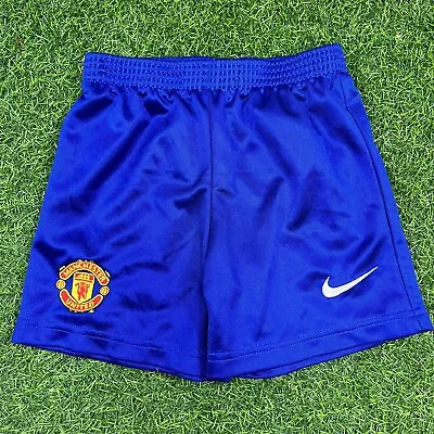 Manchester United Away Football Shorts 2005/06 Children’s 4/5Yrs Nike Box 2 • $16.17