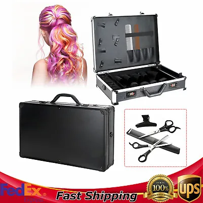 Professional Barber Stylist Case Hair Clippers Tool Organizer Box • $47.50