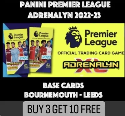 £0.99 • Buy Panini Premier League Adrenalyn 2023  Base Cards Bournemouth - Leeds #10 - #189