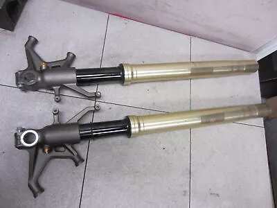 06-07 KAWASAKI NINJA ZX10R Zx10 OEM RIGHT LEFT FRONT SUSPENSION FORKS SHOCKS • $224.94