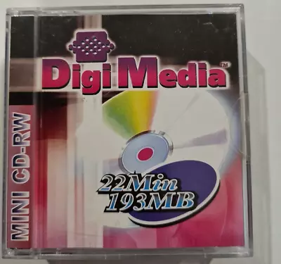 3 X DigiMedia 22 Min 193 MB Mini CD-RW • $16.09