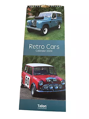 “retro Cars” 2024 Month To View Calendar • £2.99