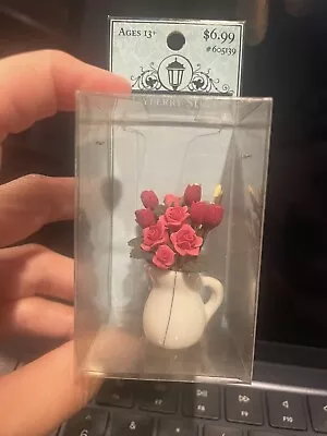 Mayberry Street Miniatures Rose Arrangement In Vase 605139 NIB • $6