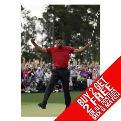 Tiger Woods Bb1 Poster Art Print A4 A3 Size - Buy 2 Get Any 2 Free • £6.97