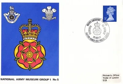 1971 Queen's Lancashire Regiment Nat Army Museum Group 1 Cover 5 With BFPS 1227 • £0.80