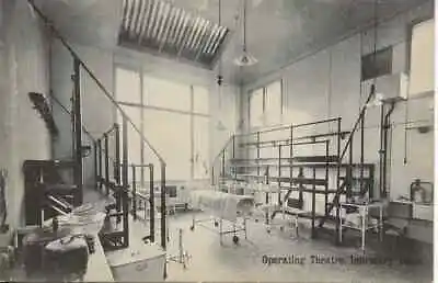 Hospital Operating Theatre Infirmary London Black & White Postcard • £4.90