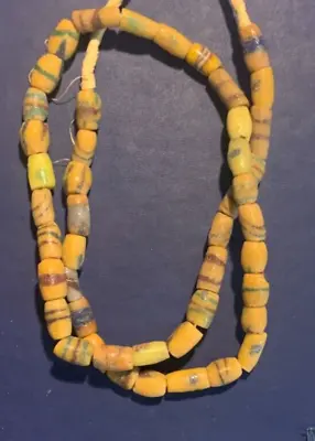 Vintage African Glass Beads - Trade Bead Necklace - Ghana Powder Glass Strand • $10