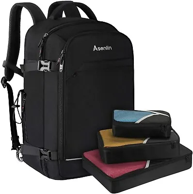 Asenlin 40L Travel Backpack For Women Men17 Inch Laptop Backpack Flight Approv • $29.99