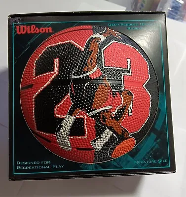 Michael Jordan Wilson Mini Basketball Set • $25