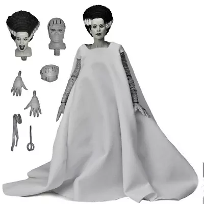 NECA Bride Of Frankenstein Black White Ultimate 7  Figure Universal Monster • $32.99