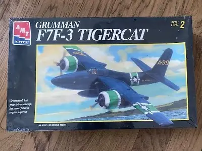 Sealed Model Airplane Kit Grumman F7F-3 Tigercat Skill Level 2 1995 Made In USA • $45