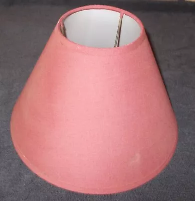 Dark Mauve Lamp Shade   6 1/2 In Tall  10 In Bottom 4 In Top • £12.64