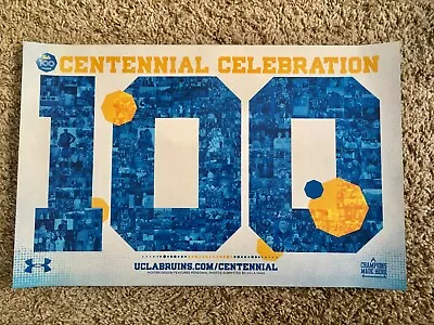 Two-Pack UCLA Posters For Centennial Celebration 100 Years - Baseball & Mosaic • $17.99