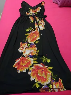 CiTY CHiC ::: Women's Floral Maxi Summer Dress : Size 14 - 16 [XS] : GoRGeOUS • $39
