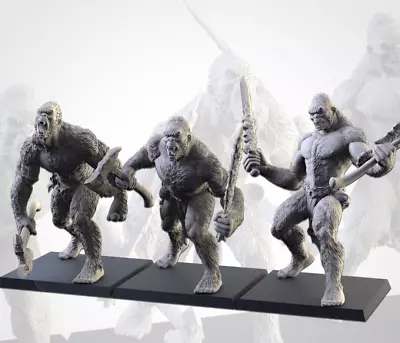 Yetis / Yhetees - 30mm Ideal For Wargames RPG Northern Ogres  • £16.99