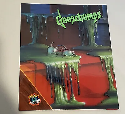 Vintage Goosebumps 3-Ring Pocket Folder School Supplies Monster Blood 90's New • $14.99