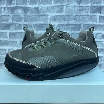 MBT Chapa Beluga Green Black Walking Shoes Sneakers Toning Mens Size 10.5 New • $76.49