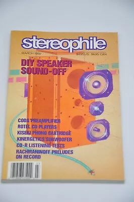 $7.99 • Buy Stereophile Magazine Volume 15 No 3 March 1992