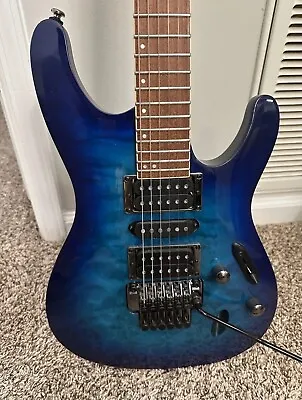 Ibanez S670QM S Standard 6 String Electric Guitar  - Sapphire Blue • $425