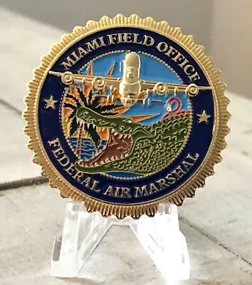 FAMS Federal Air Marshal Miami Florida Challenge Coin ATF FBI USSS USMS Police • $95