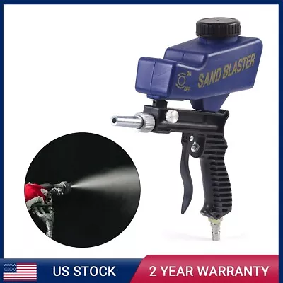 New Portable Hand Held Media Spot Sand Blaster Gun Air Gravity Feed Rust Remover • $20